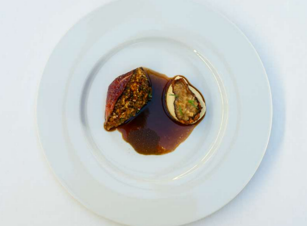 Plat signature de la Table de Monrecour