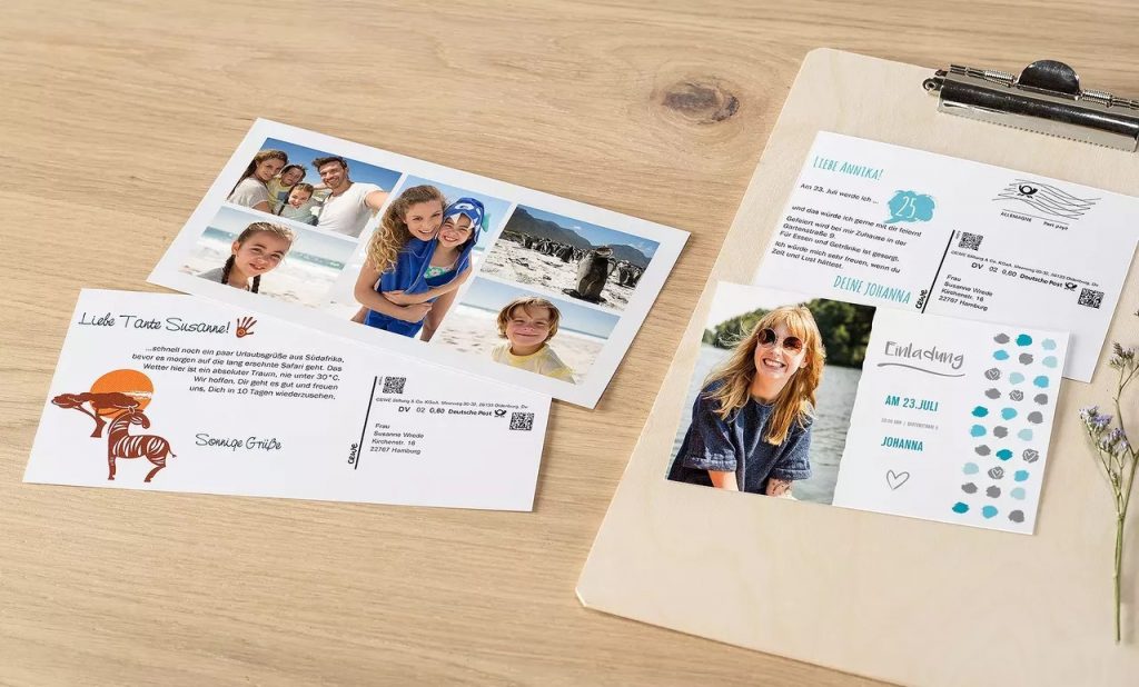 Cartes postales personnalisées Cewe