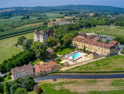 Le Domaine de Monrecour vu de haut